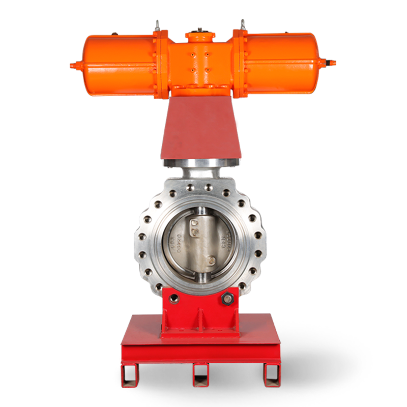 BR.W73E Seria trei valve fluture excentrice